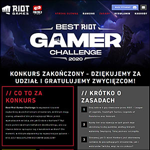 Riot Best Gamer Challenge